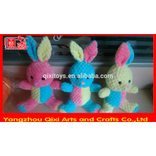 Wholesale stuffed bunny cute colorful plush bunny soft easter bunny toy